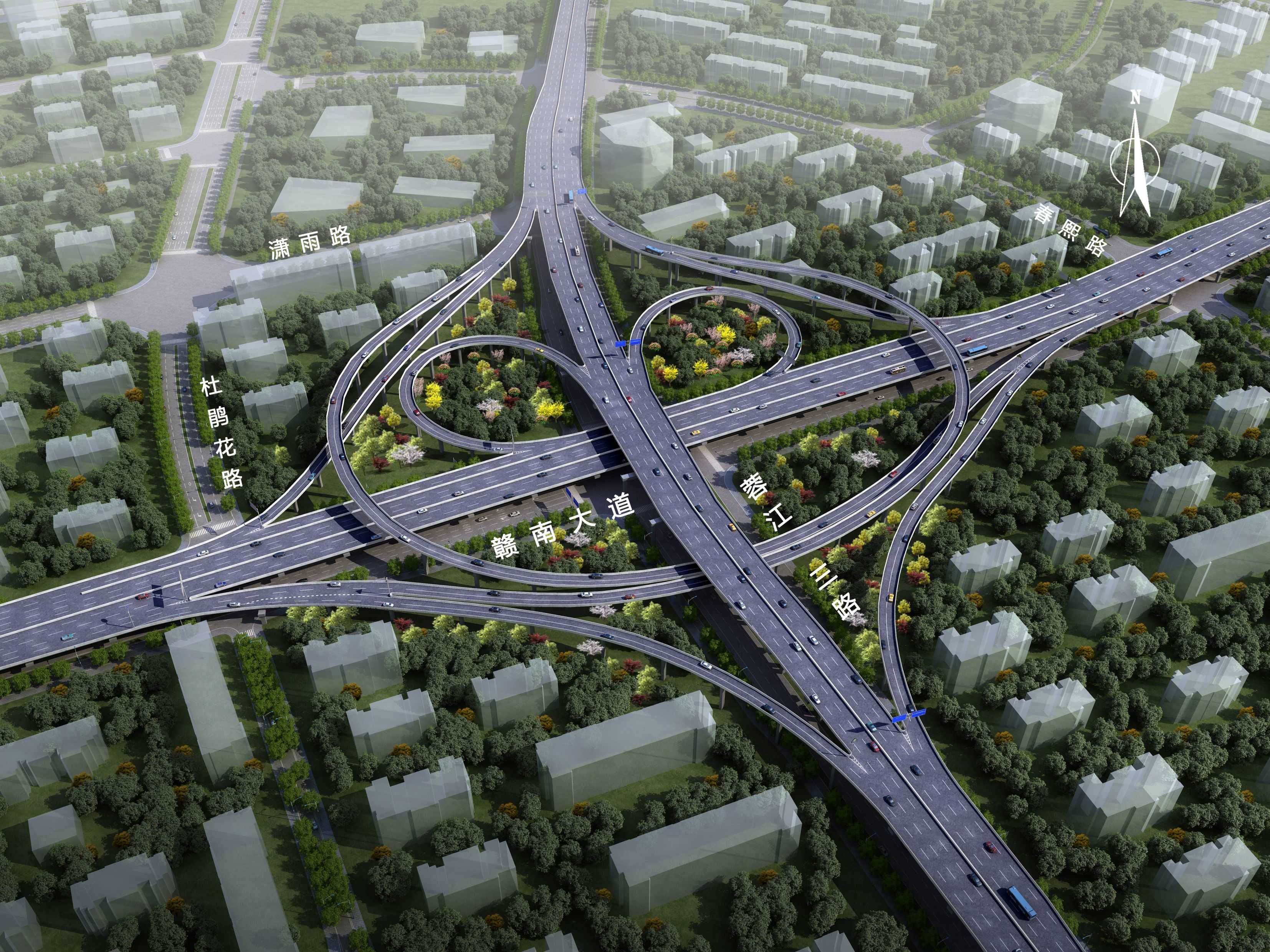贛州市中心城區(qū)快速路工程-贛南大道